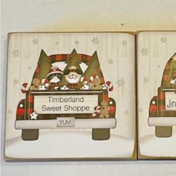 *Timberland Sweet Shoppe 4” Square Wood Block Shelf Sitter - Picture 5 of 6